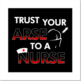 Funny Proud Nurse Humor Gift For Nurses Posters and Art
